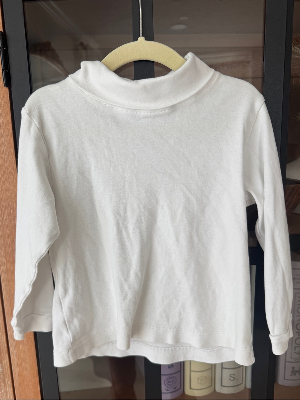 Bella Bliss pima cotton turtleneck long sleeve tee shirt toddler boy girl unisex